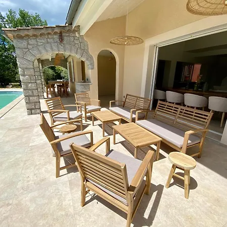 Maison Pour 12p, Piscine A Debordement Chauffee D'avril A Octobre Inclus Ferienhaus