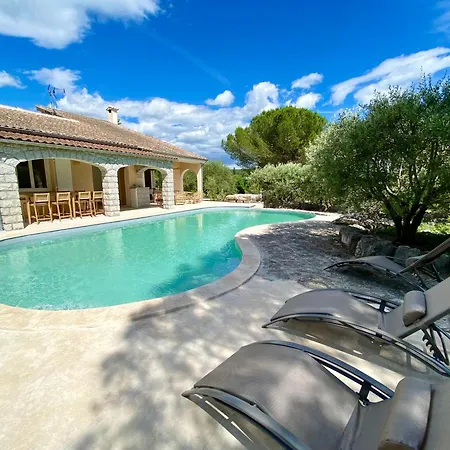 Maison Pour 12p, Piscine A Debordement Chauffee D'avril A Octobre Inclus Ruoms