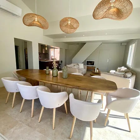 Ferienhaus Maison Pour 12p, Piscine A Debordement Chauffee D'avril A Octobre Inclus
